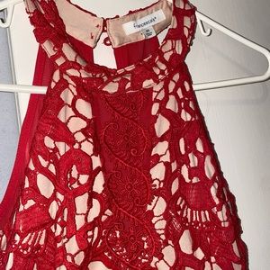 Red Lace Dress